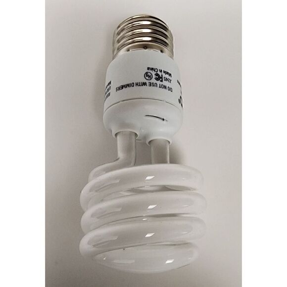 Satco S7218 13W T2 Ultra Mini Spiral Light Bulb Screw-In 4100K Fluoresce… - Picture 3 of 5